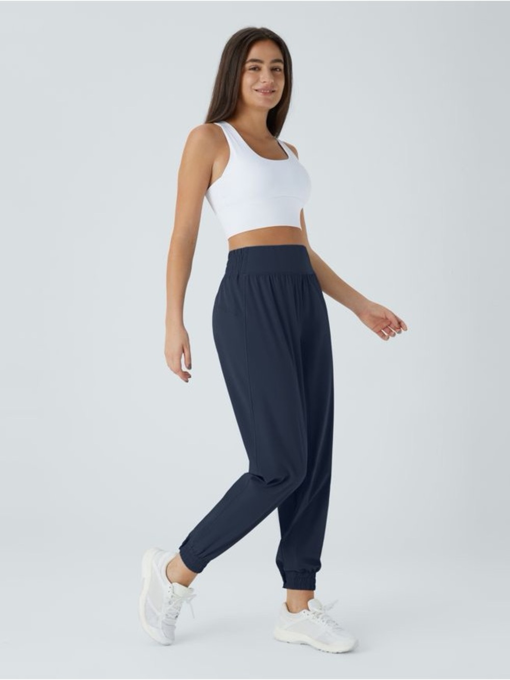 HALARA High Waisted Elastic Waistband Hiking Joggers